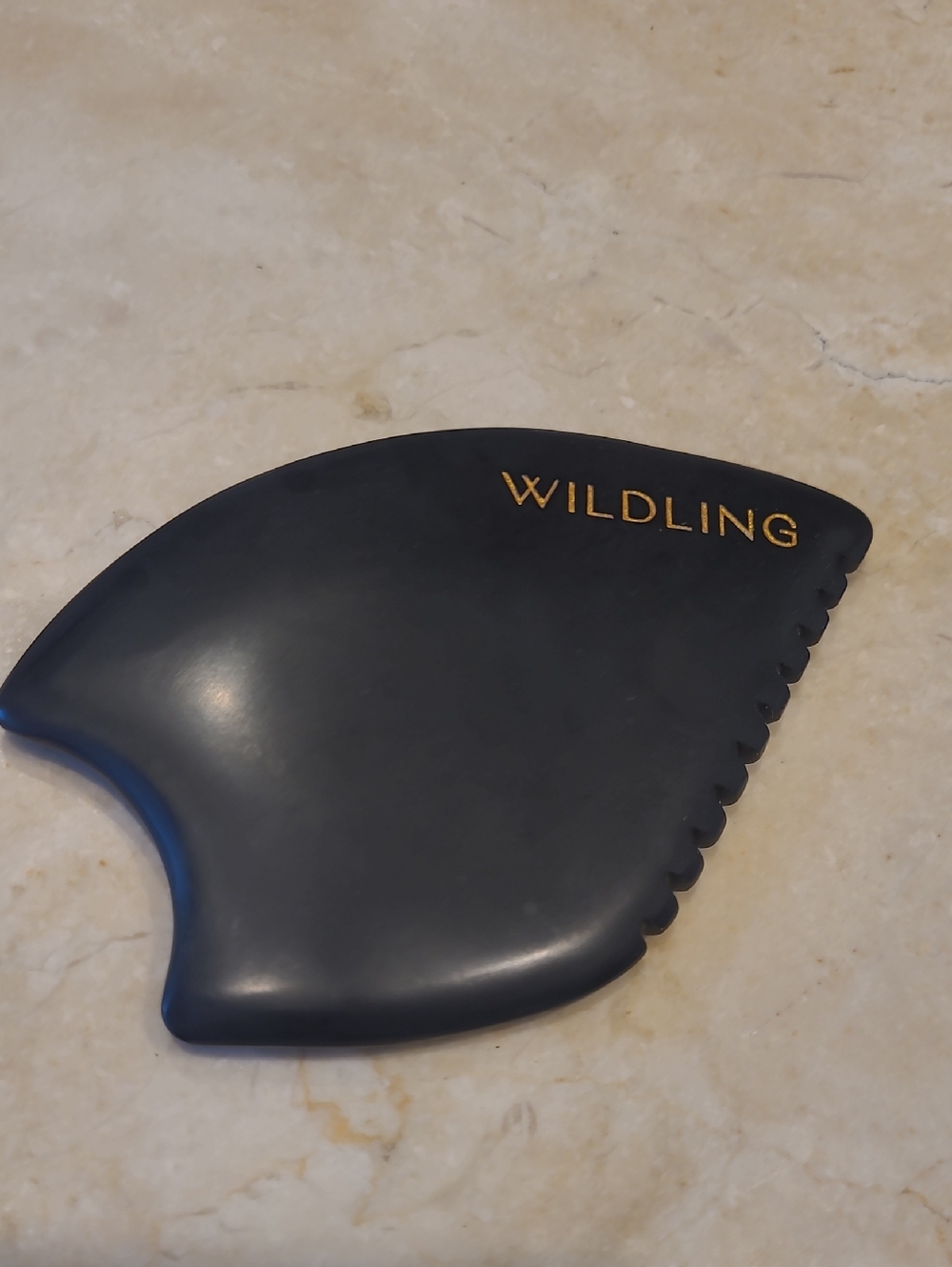 Wildling Black Gua Sha Facial Massage Tool